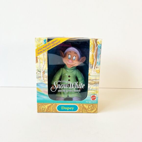 1992 Mattel Disney Snow White and The 7 Dwarfs Dopey Doll Magic Color Change - Picture 1 of 5